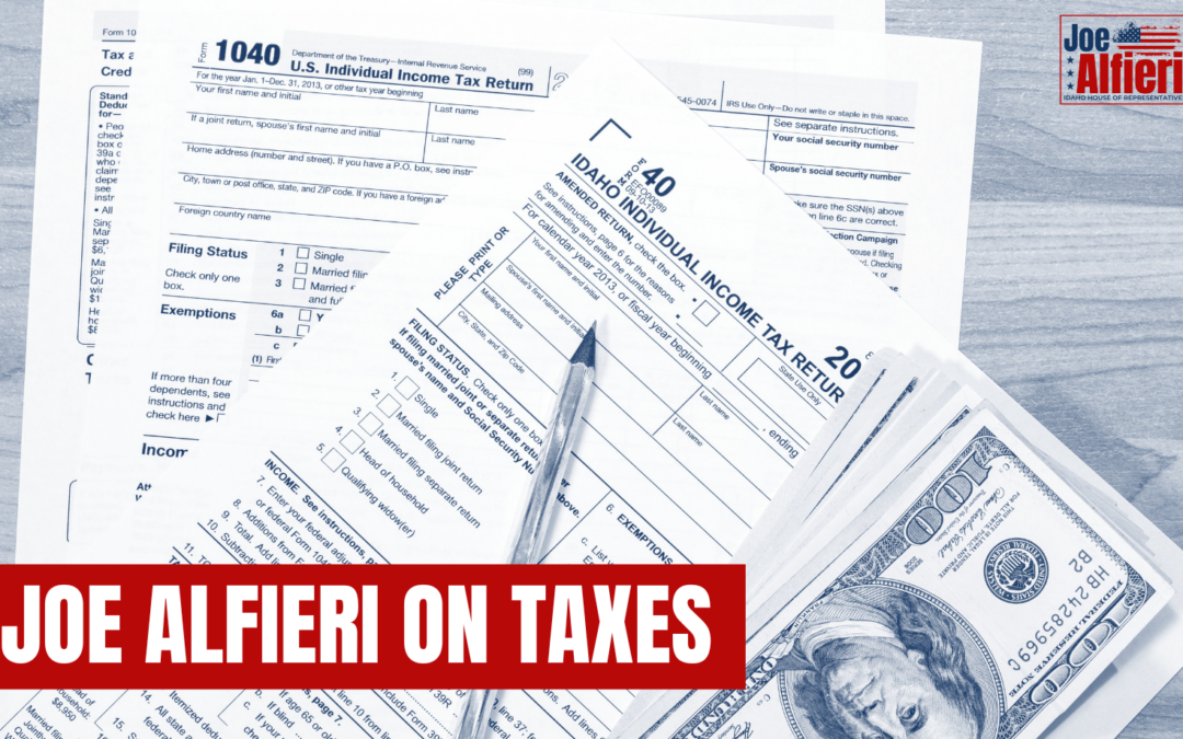 Joe Alfieri on Taxes: A Conservative Approach to Fiscal Responsibility